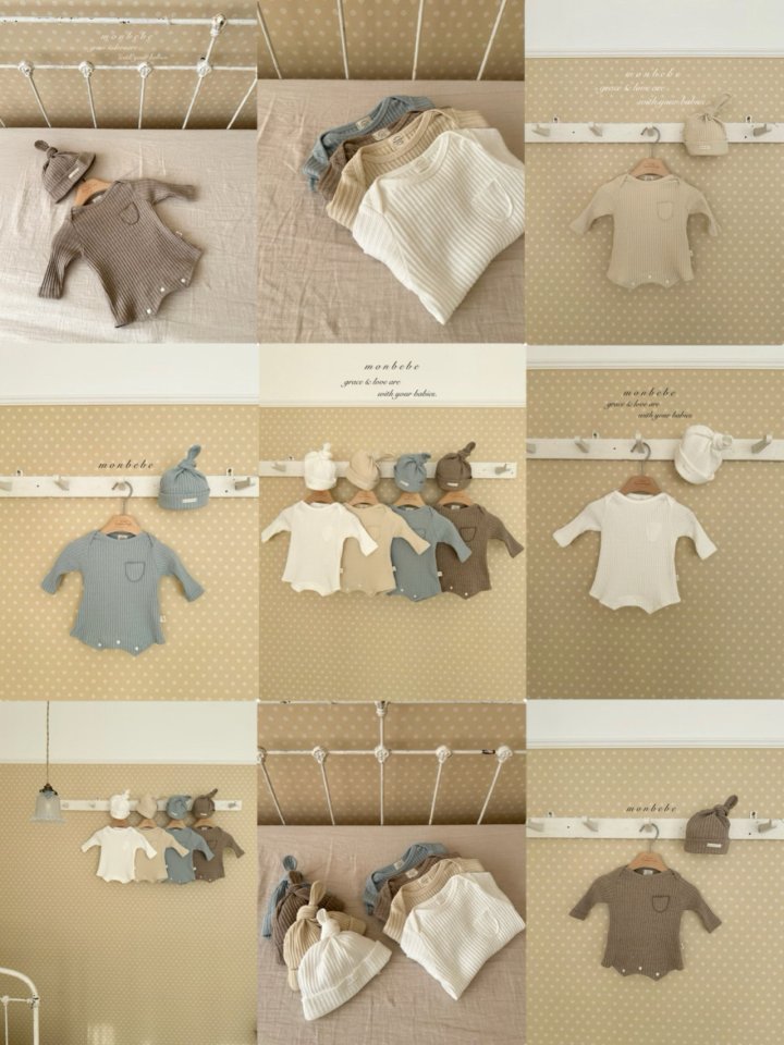 【予約商品】Leo Boy Suit (Beanie Set) [monbebe] (26SS)【2026年3月中旬以降順次発送】