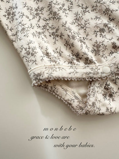 【予約商品】Printed collar suit [monbebe] (26SS)【2026年3月中旬以降順次発送】