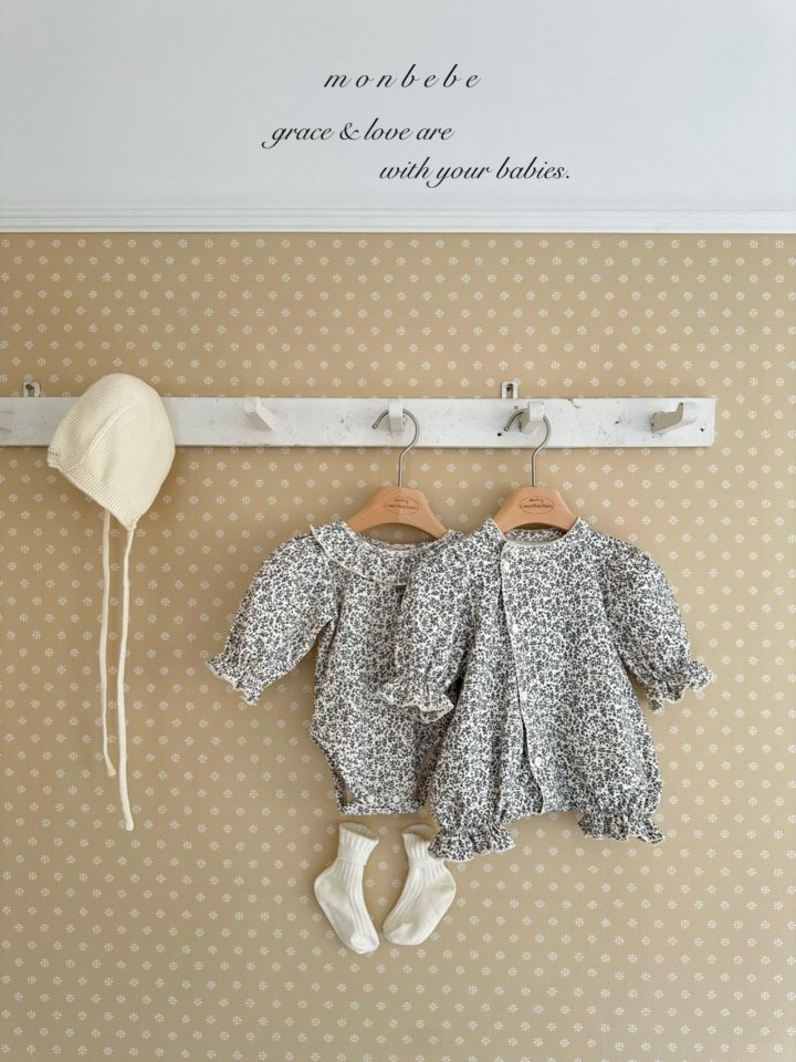 【予約商品】Small Flower Glory Suit [monbebe] (26SS)【2026年3月中旬以降順次発送】