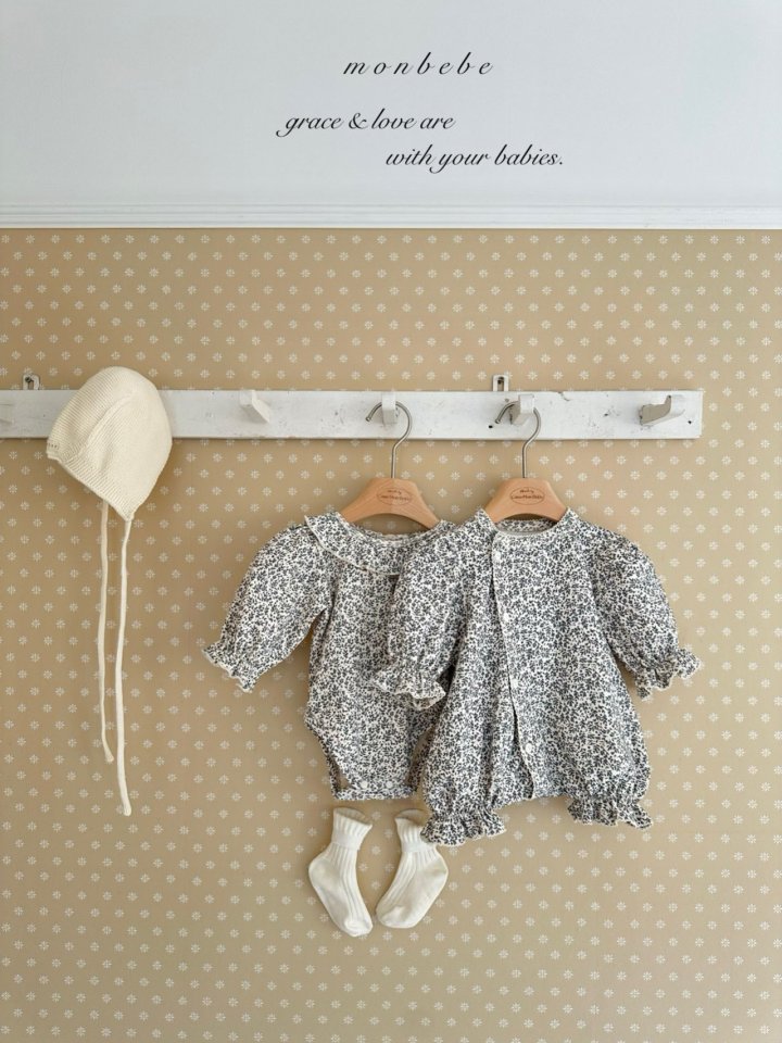 【予約商品】Small Flower Glory Suit [monbebe] (26SS)【2026年3月中旬以降順次発送】