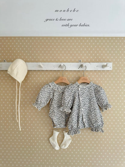 【予約商品】Small Flower Glory Suit [monbebe] (26SS)【2026年3月中旬以降順次発送】