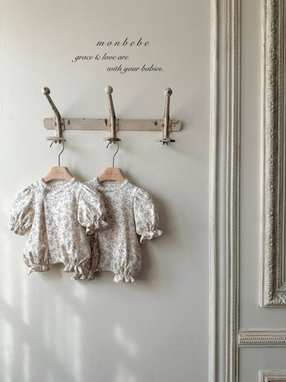 【予約商品】Small Flower Glory Suit [monbebe] (26SS)【2026年3月中旬以降順次発送】