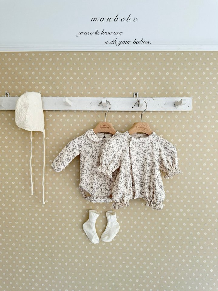 【予約商品】Small Flower Glory Suit [monbebe] (26SS)【2026年3月中旬以降順次発送】