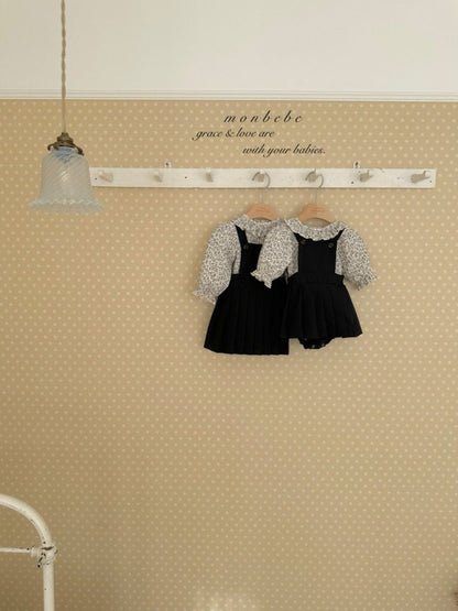 【予約商品】Emma pleated suit [monbebe] (26SS)【2026年3月中旬以降順次発送】
