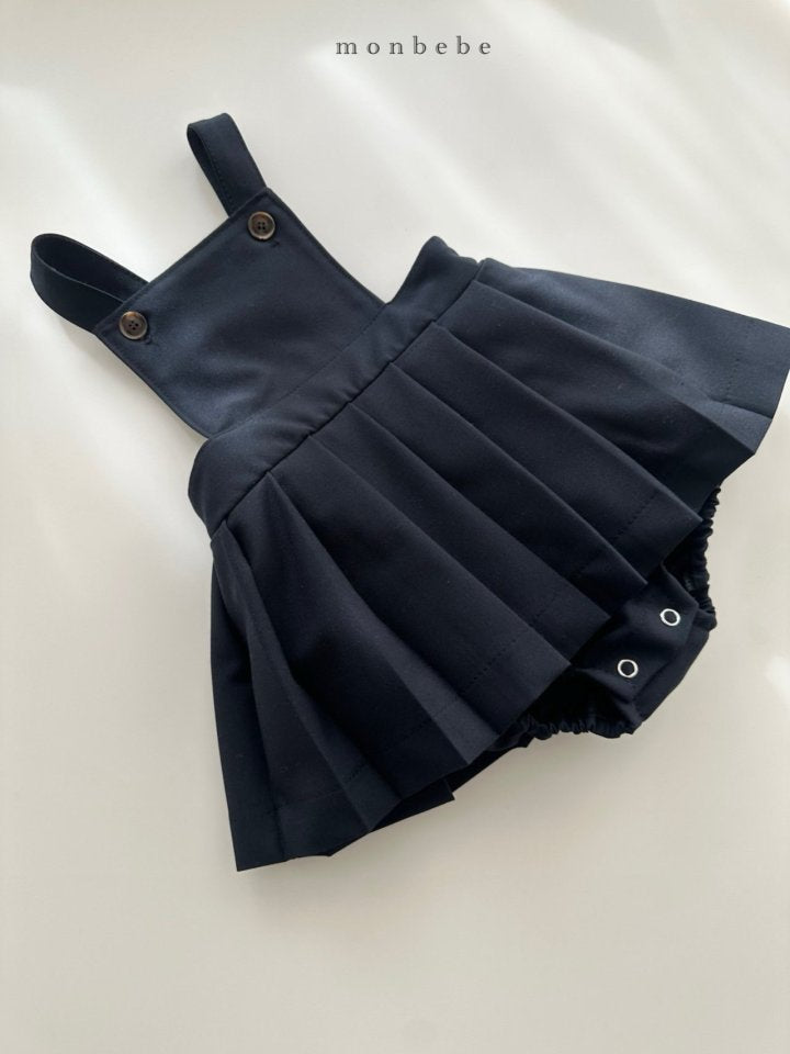 【予約商品】Emma pleated suit [monbebe] (26SS)【2026年3月中旬以降順次発送】