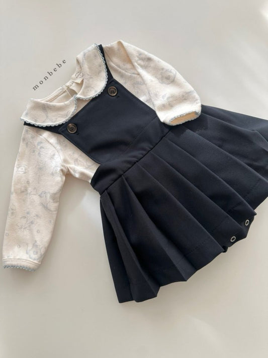 【予約商品】Emma pleated suit [monbebe] (26SS)【2026年3月中旬以降順次発送】