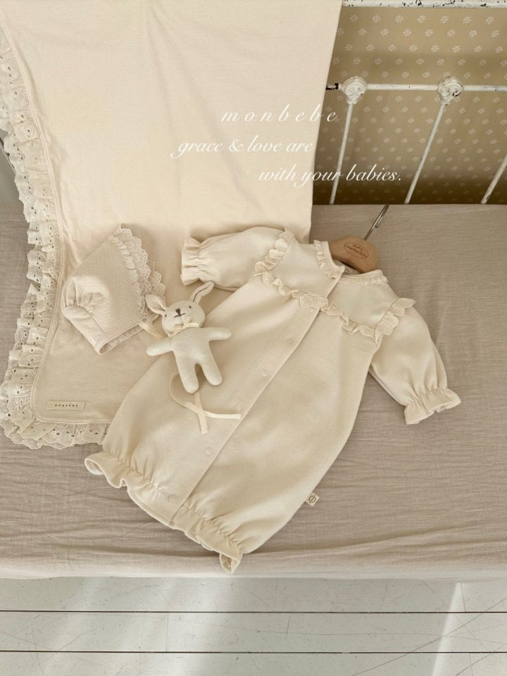 【予約商品】Lace Brandy Suit [monbebe] (26SS)【2026年3月中旬以降順次発送】