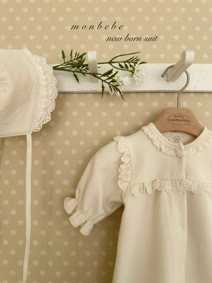 【予約商品】Lace Brandy Suit [monbebe] (26SS)【2026年3月中旬以降順次発送】