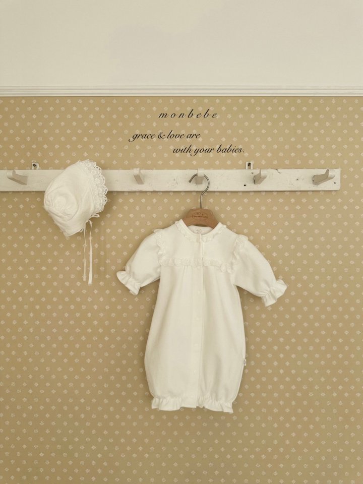 【予約商品】Lace Brandy Suit [monbebe] (26SS)【2026年3月中旬以降順次発送】