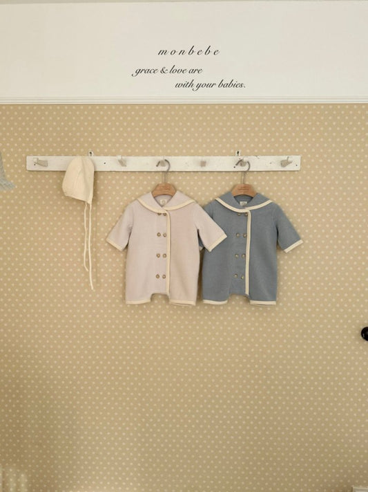 【予約商品】Handmade sailor suit [monbebe] (26SS)【2026年3月中旬以降順次発送】