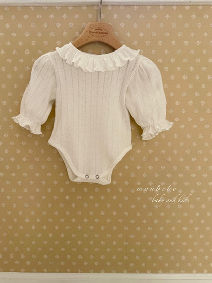 【予約商品】Harmony Frill Suit [monbebe] (26SS)【2026年3月中旬以降順次発送】