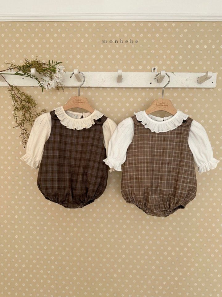【予約商品】Harmony Frill Suit [monbebe] (26SS)【2026年3月中旬以降順次発送】
