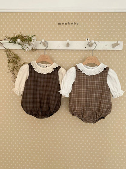 【予約商品】Harmony Frill Suit [monbebe] (26SS)【2026年3月中旬以降順次発送】