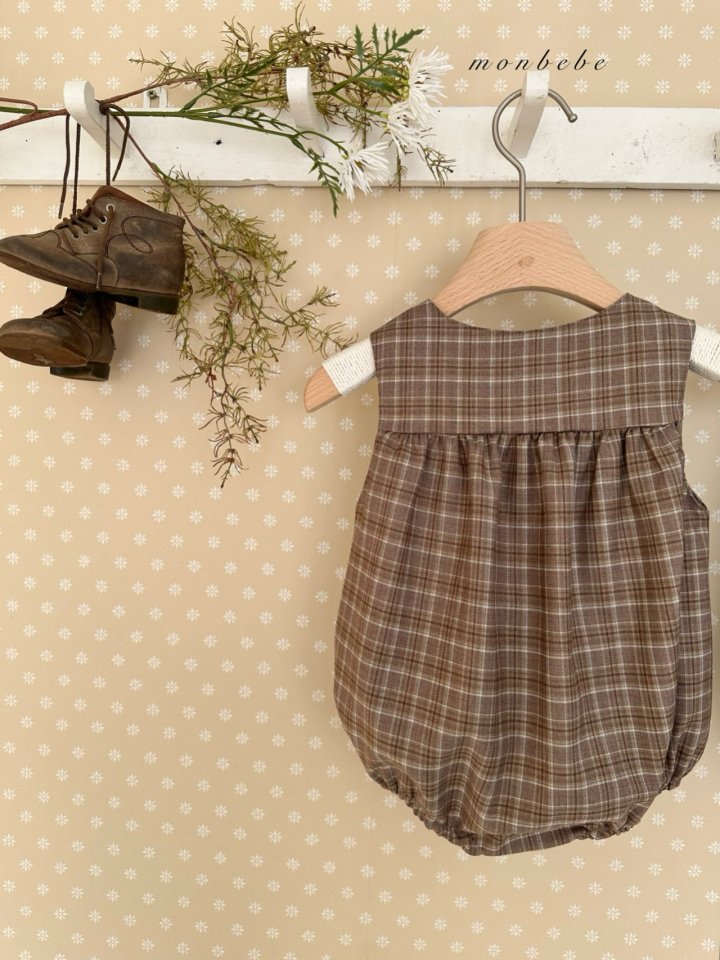 Romi check suit [monbebe] (26SS)