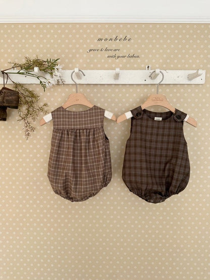 Romi check suit [monbebe] (26SS)