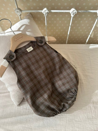 Romi check suit [monbebe] (26SS)