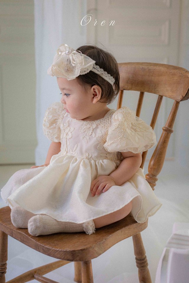 【予約商品】Lina Lace Hairband [Oren] (26SS)【2026年3月中旬以降順次発送】