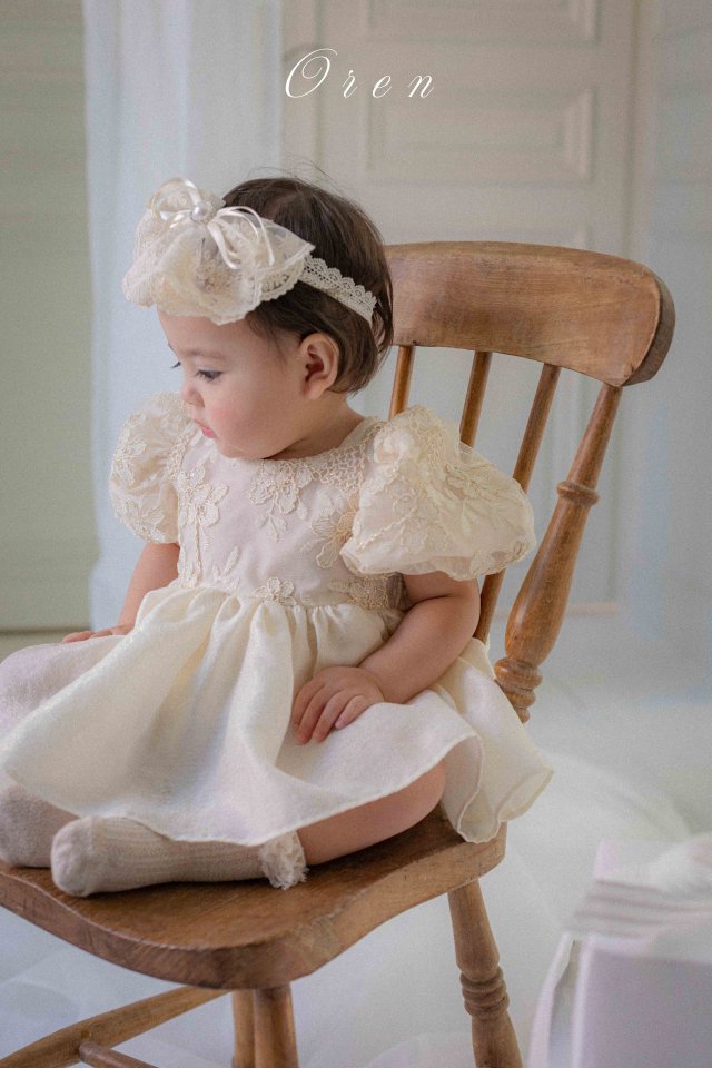 【予約商品】Lina Lace Hairband [Oren] (26SS)【2026年3月中旬以降順次発送】