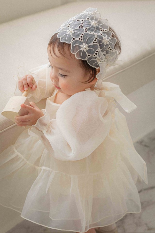 【予約商品】Bliss Flower Hairband [Oren] (26SS)【2026年3月中旬以降順次発送】