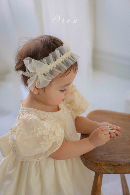 【予約商品】Shiny Organza Hairband [Oren] (26SS)【2026年3月中旬以降順次発送】