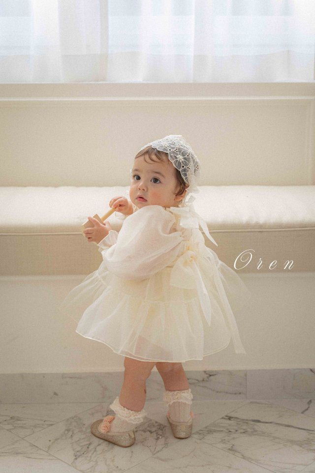 【予約商品】bebe-Cerine Organza Suit [Oren] (26SS)【2026年3月中旬以降順次発送】
