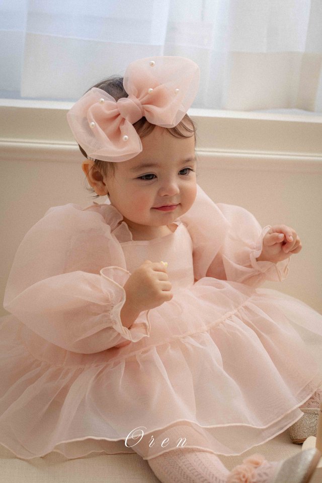 【予約商品】bebe-Cerine Organza Suit [Oren] (26SS)【2026年3月中旬以降順次発送】