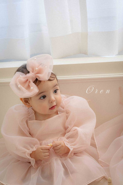 【予約商品】bebe-Cerine Organza Suit [Oren] (26SS)【2026年3月中旬以降順次発送】