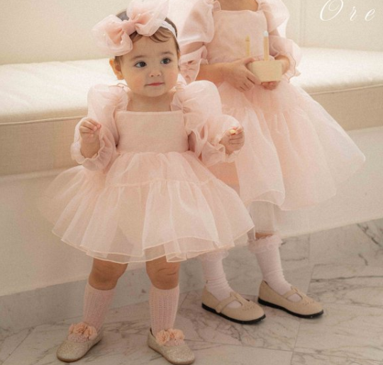 【予約商品】bebe-Cerine Organza Suit [Oren] (26SS)【2026年3月中旬以降順次発送】