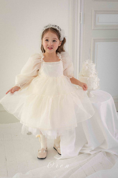 【予約商品】Celine organza dress [Oren] (26SS)【2026年3月中旬以降順次発送】