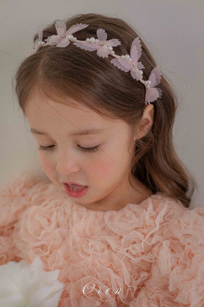 【予約商品】Butterfly hairband [Oren] (26SS)【2026年3月中旬以降順次発送】