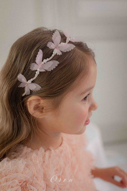 【予約商品】Butterfly hairband [Oren] (26SS)【2026年3月中旬以降順次発送】