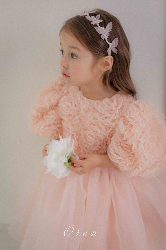 【予約商品】Butterfly hairband [Oren] (26SS)【2026年3月中旬以降順次発送】