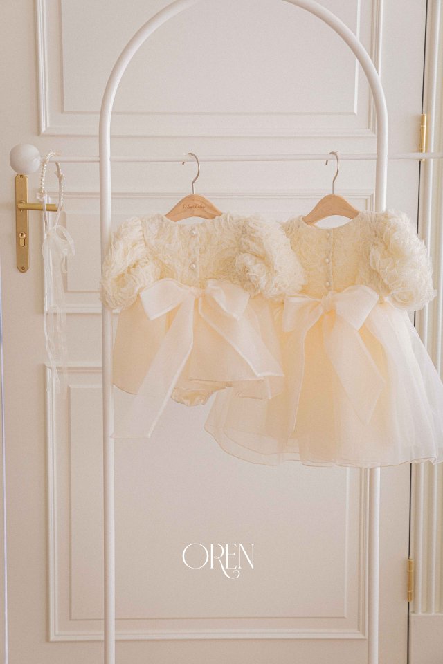 【予約商品】bebe-blossom rose suit [Oren] (26SS)【2026年3月中旬以降順次発送】