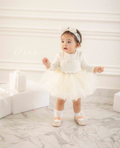 【予約商品】bebe-serialgolji tutu suit [Oren] (26SS)【2026年3月中旬以降順次発送】