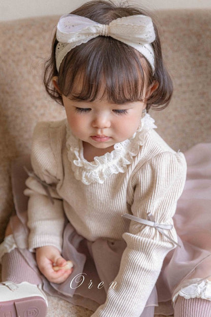 【予約商品】hair band (cotton) [Oren] (26SS)【2026年3月中旬以降順次発送】