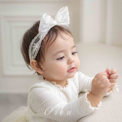 【予約商品】 Hairband (Lace) [Oren] (26SS)【2026年3月中旬以降順次発送】