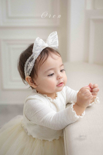 【予約商品】 Hairband (Lace) [Oren] (26SS)【2026年3月中旬以降順次発送】