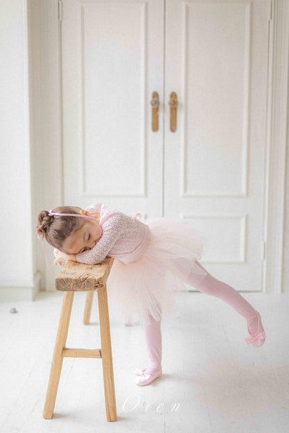 【予約商品】Rose Agaric Cardigan Set Tutu Ballet Costume [Oren] (26SS)【2026年3月中旬以降順次発送】
