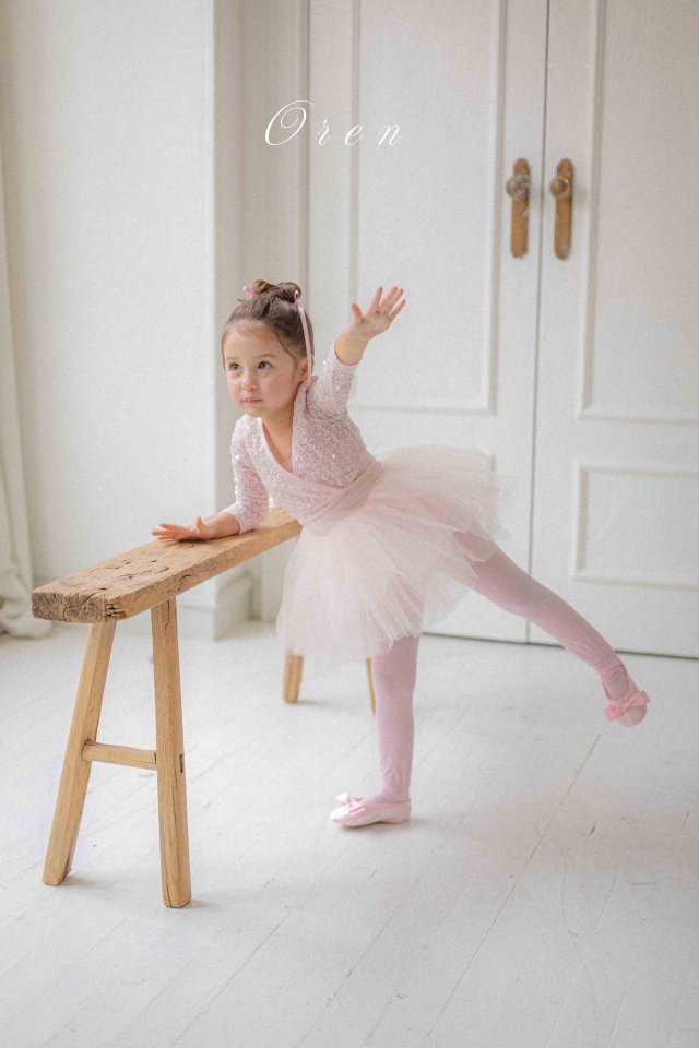 【予約商品】Rose Agaric Cardigan Set Tutu Ballet Costume [Oren] (26SS)【2026年3月中旬以降順次発送】