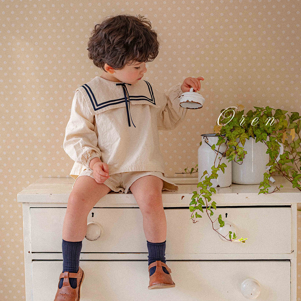 【予約商品】Milk Sailor top and bottom uniform [Oren] (26SS)【2026年3月中旬以降順次発送】