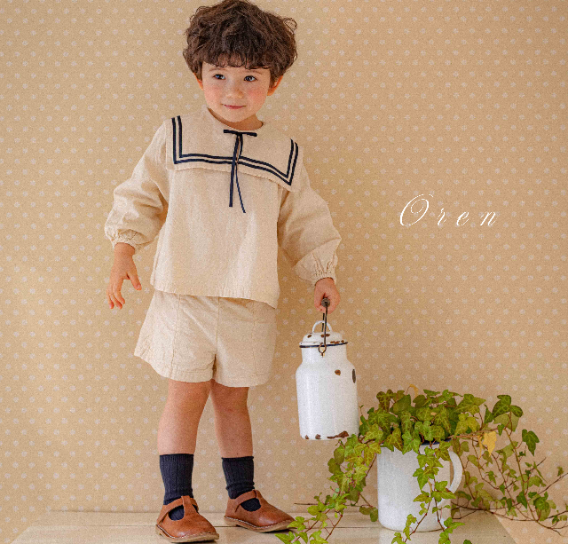 【予約商品】Milk Sailor top and bottom uniform [Oren] (26SS)【2026年3月中旬以降順次発送】