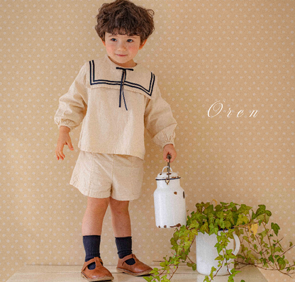 【予約商品】Milk Sailor top and bottom uniform [Oren] (26SS)【2026年3月中旬以降順次発送】