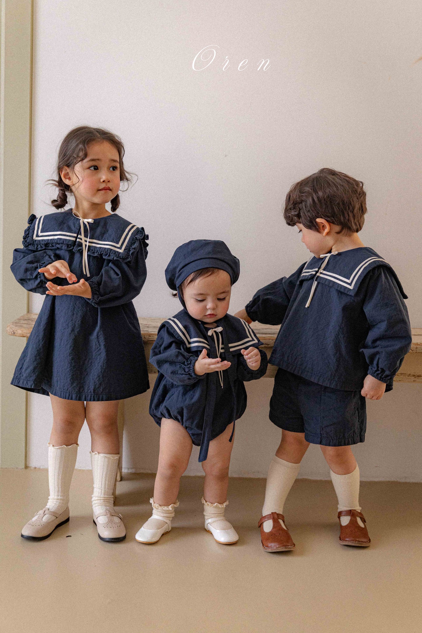 【予約商品】Milk Sailor top and bottom uniform [Oren] (26SS)【2026年3月中旬以降順次発送】