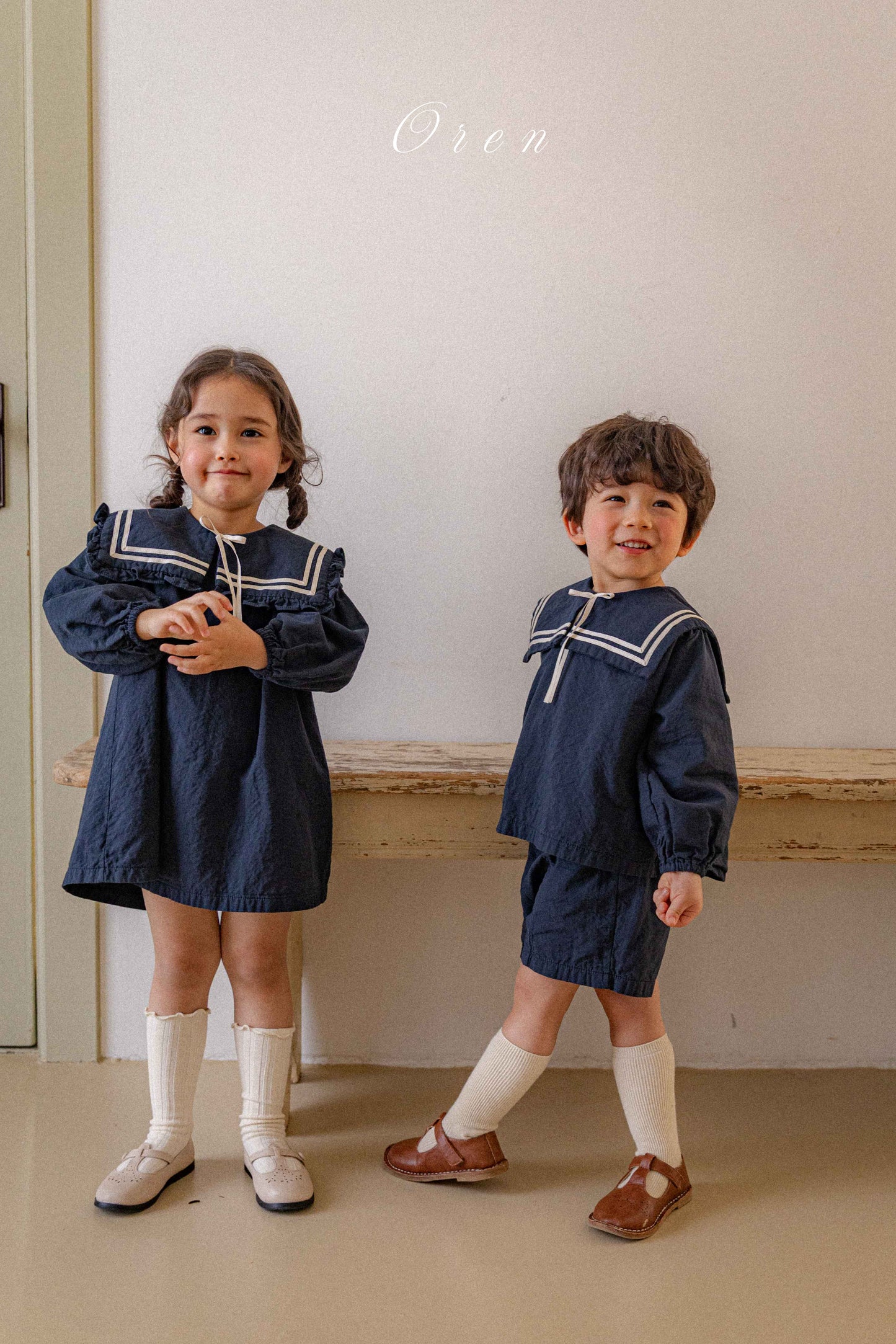 【予約商品】Milk Sailor top and bottom uniform [Oren] (26SS)【2026年3月中旬以降順次発送】