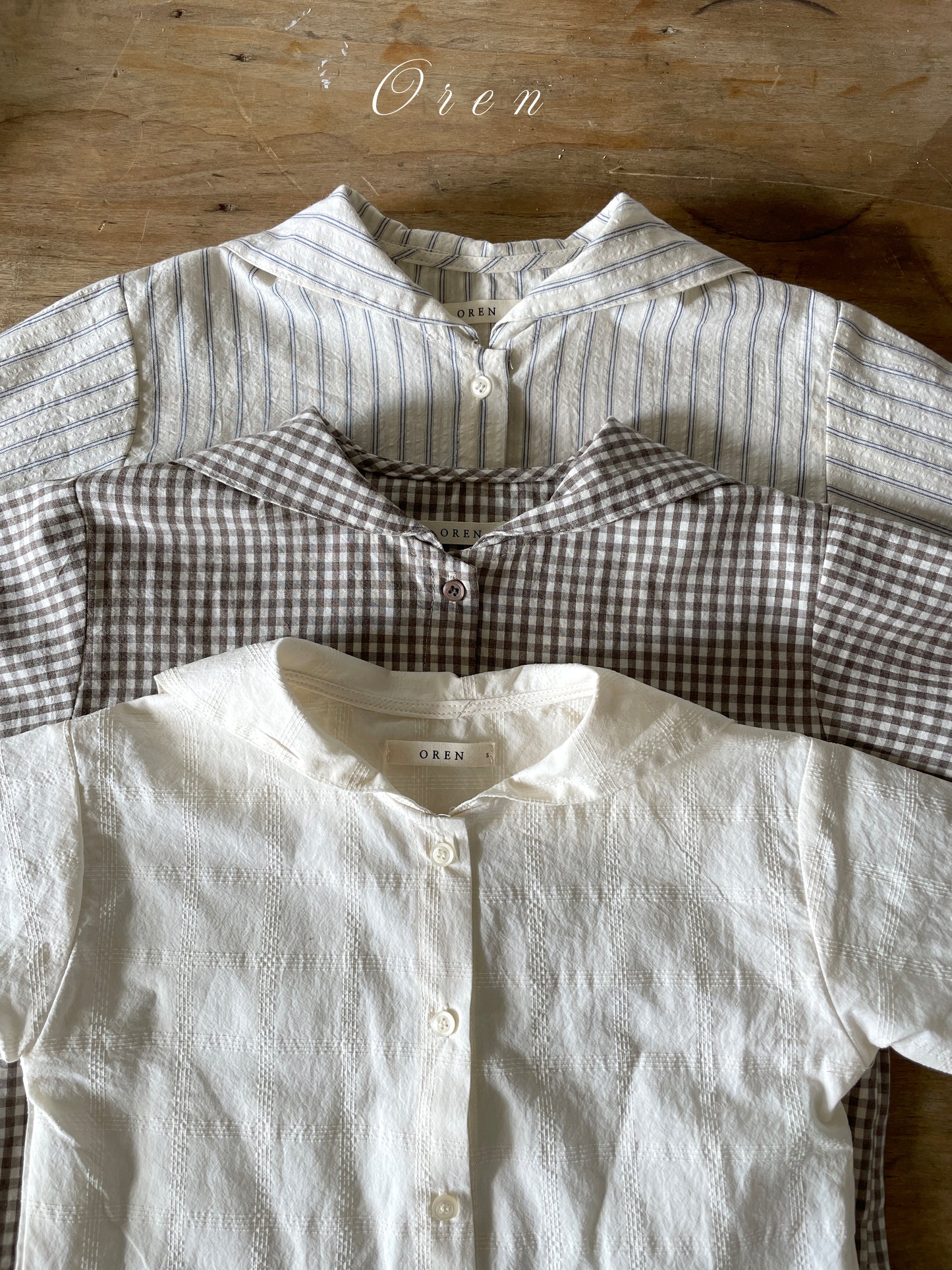 【予約商品】Jerry Sailor Shirt [Oren] (26SS)【2026年3月中旬以降順次発送】