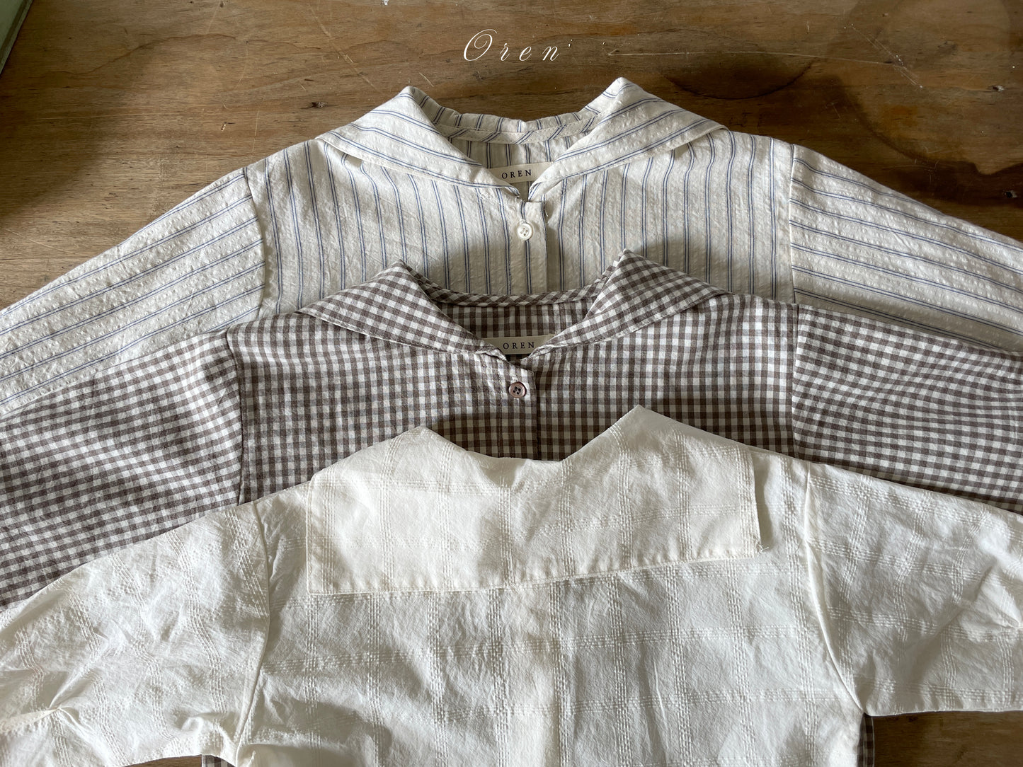 【予約商品】Jerry Sailor Shirt [Oren] (26SS)【2026年3月中旬以降順次発送】