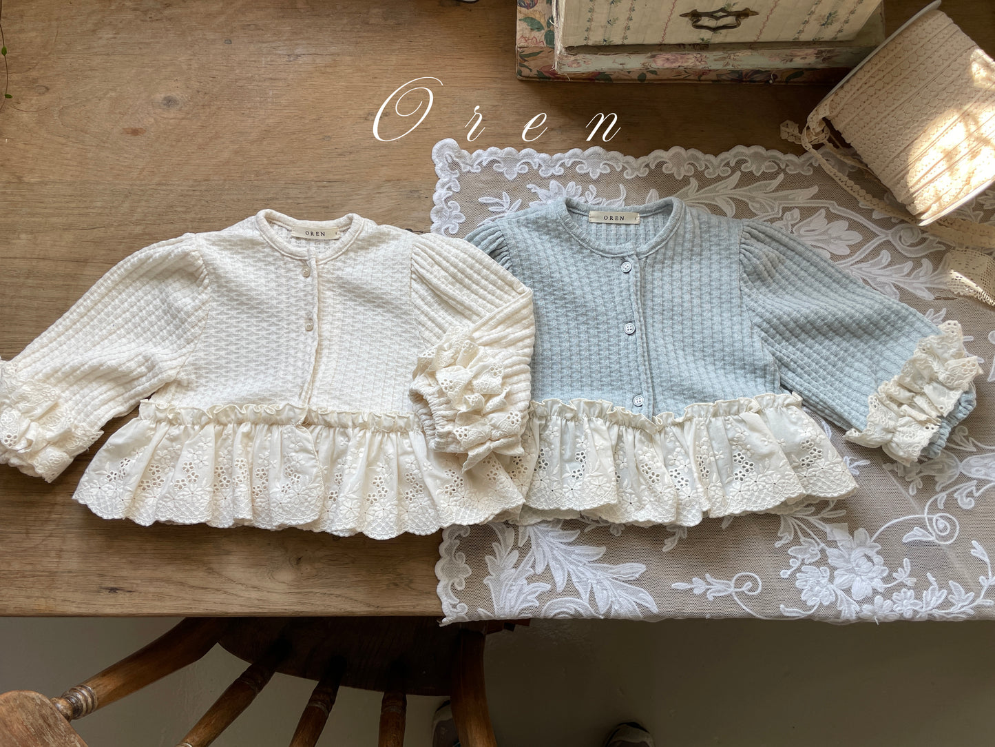 【予約商品】Blanket knit cardigan [Oren] (26SS)【2026年3月中旬以降順次発送】