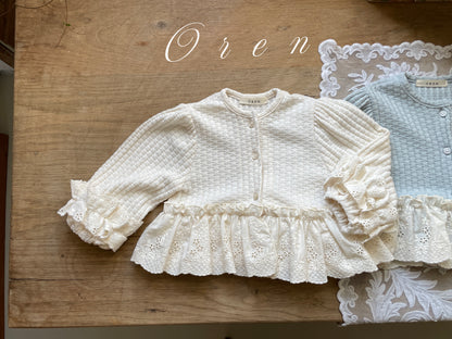 【予約商品】Blanket knit cardigan [Oren] (26SS)【2026年3月中旬以降順次発送】
