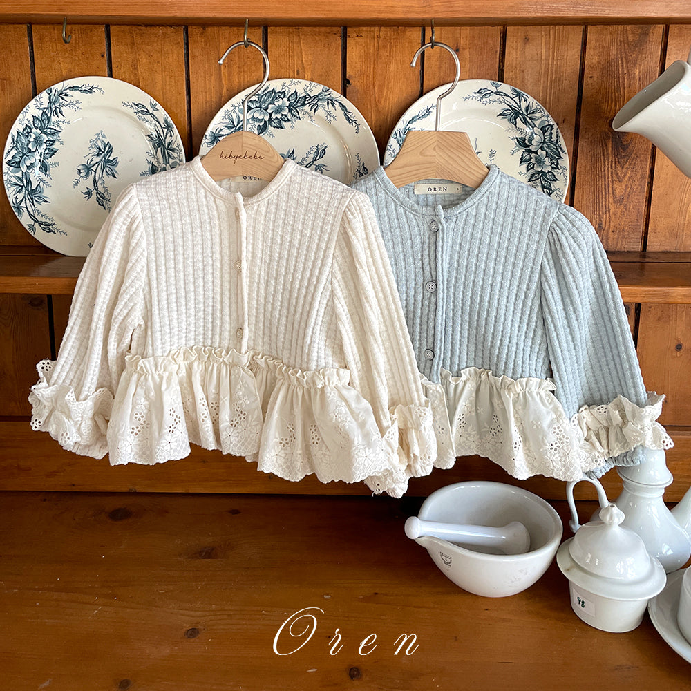 【予約商品】Blanket knit cardigan [Oren] (26SS)【2026年3月中旬以降順次発送】