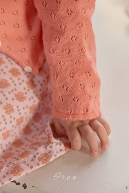 【予約商品】Rosalind Knit Cardigan [Oren] (26SS)【2026年3月中旬以降順次発送】